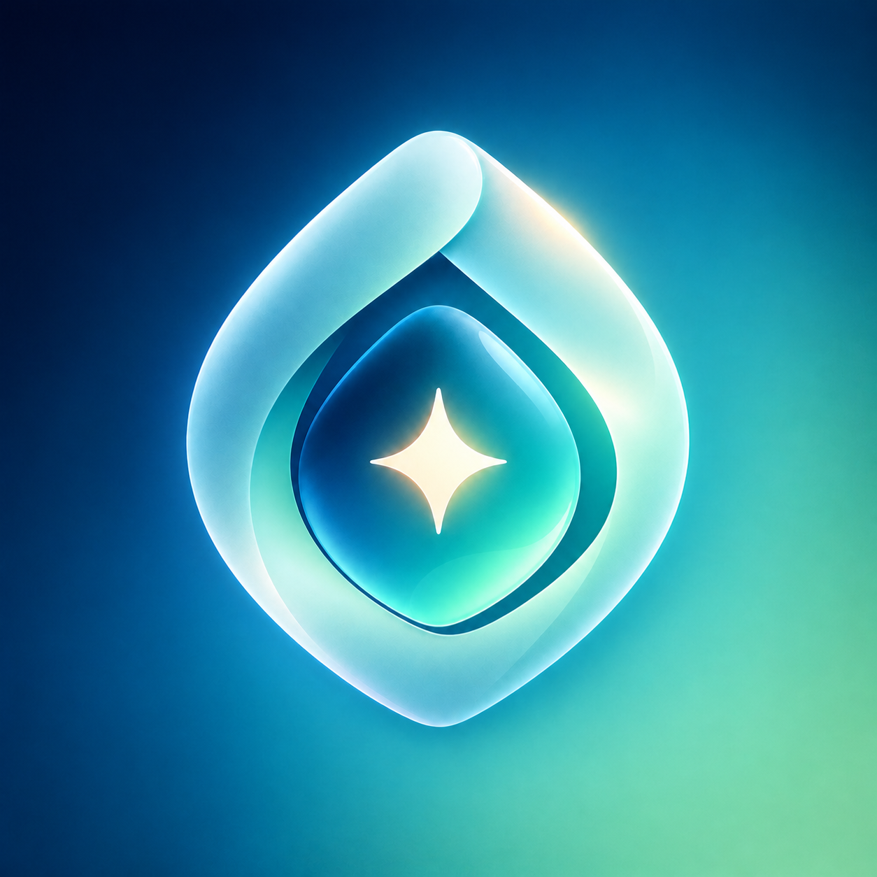 Cleaner Master, a luminous teal droplet with a star